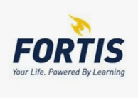 A logo of fortis